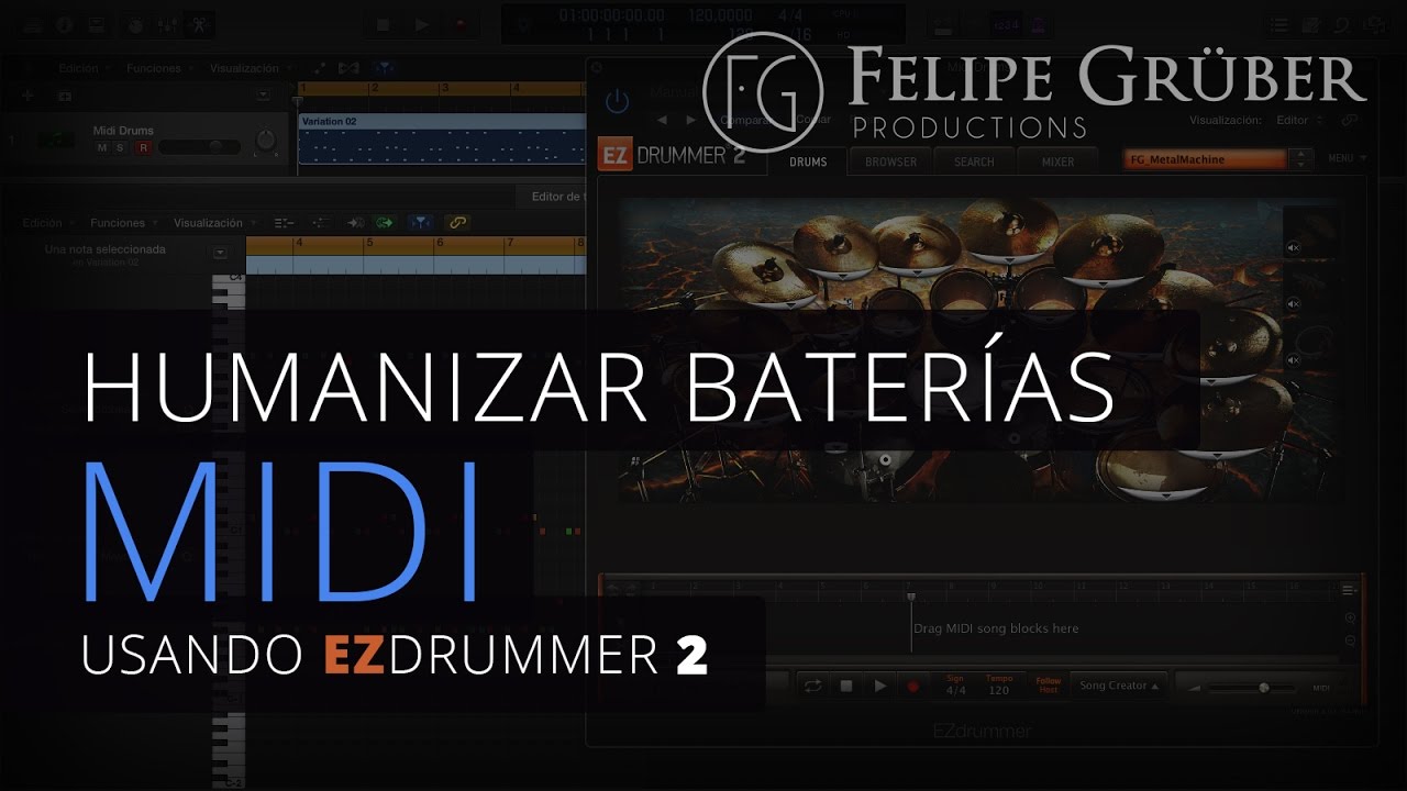 Humanizar Baterías Midi - Rock/Metal
