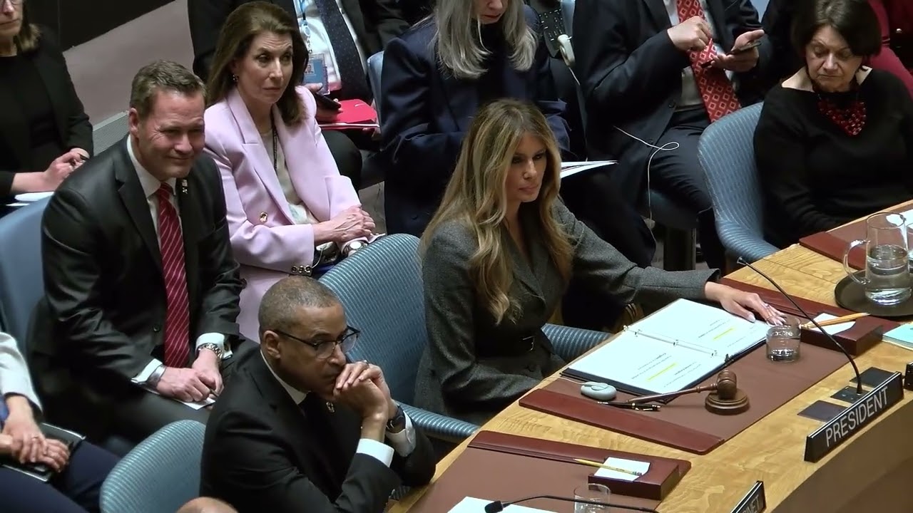 US First Lady presides over UN Security Council session