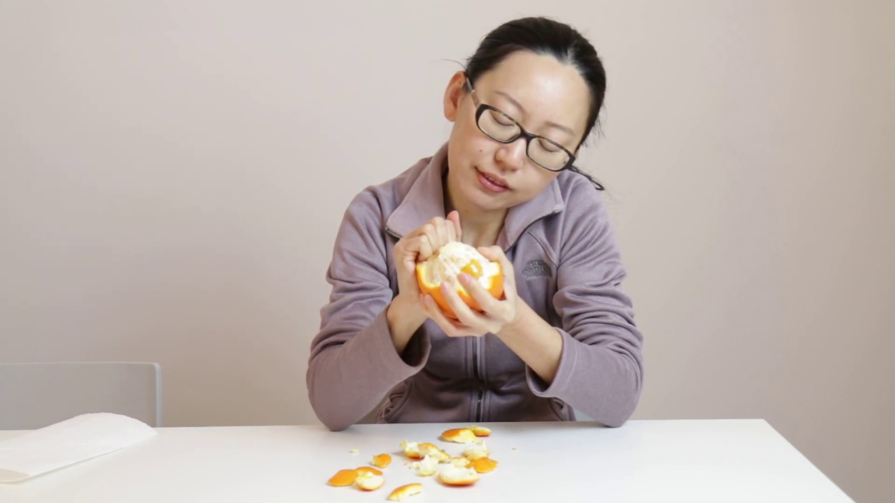 Eating an Orange