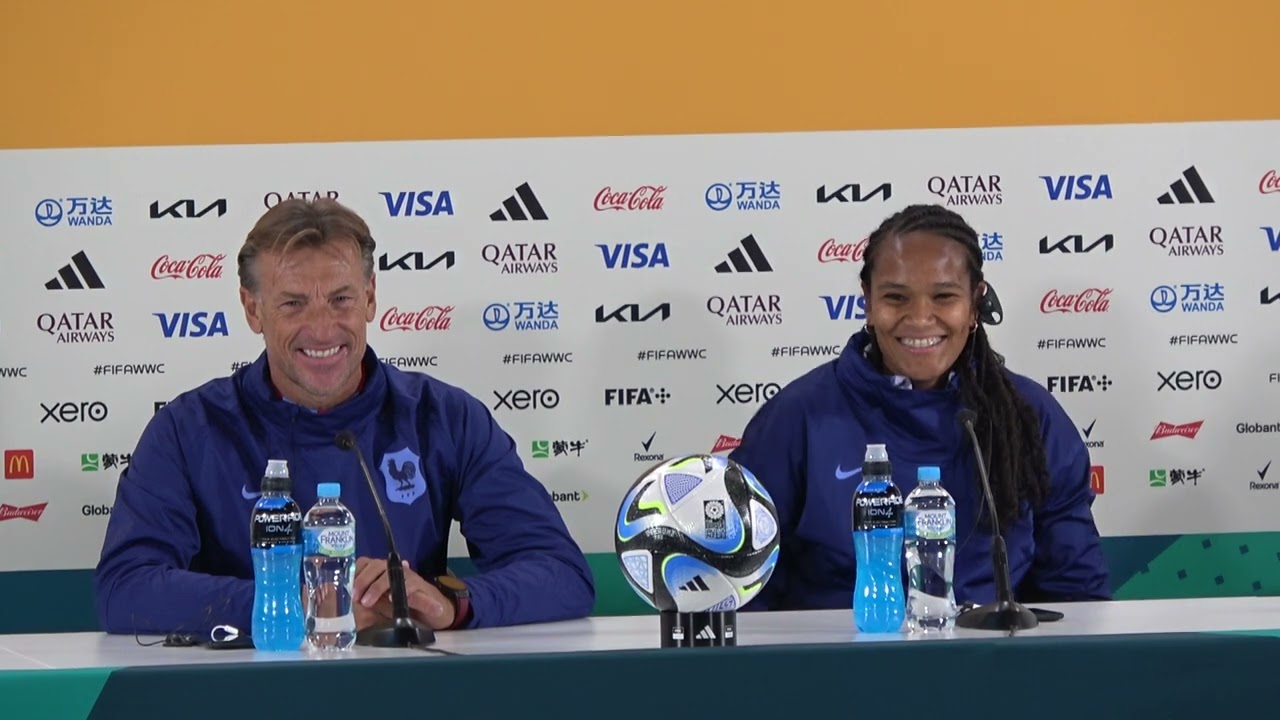 Conférence de presse d'avant-match de Wendie et Hervé Renard à J-1 de France-Jamaïque