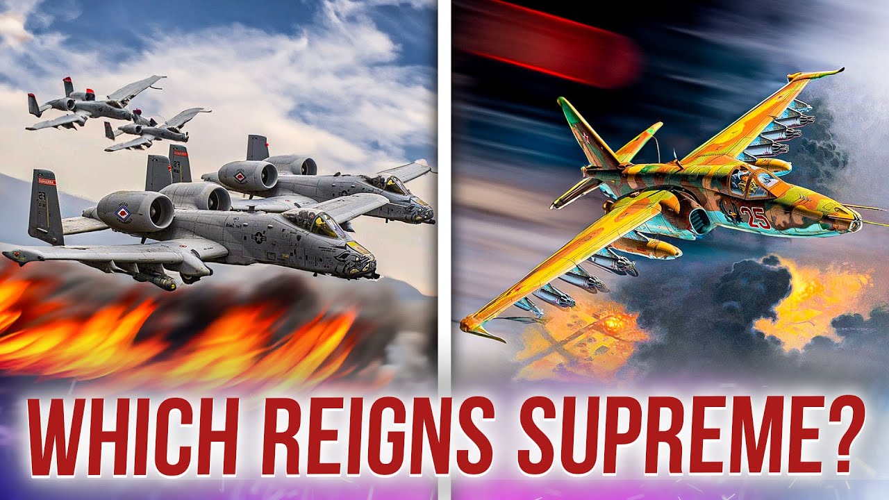 The A-10 Warthog VERSUS The Su-25 Frogfoot