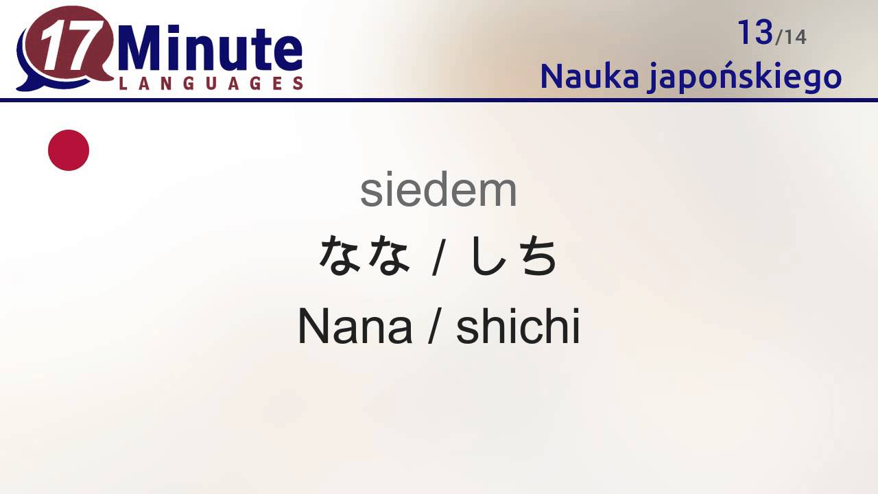 Nauka japońskiego (bezpłatny materiał video)