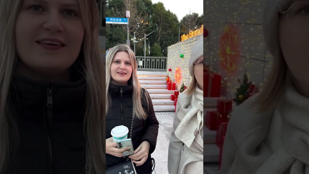 帶小姨子去東方明珠上吃飯了 #外國媳婦