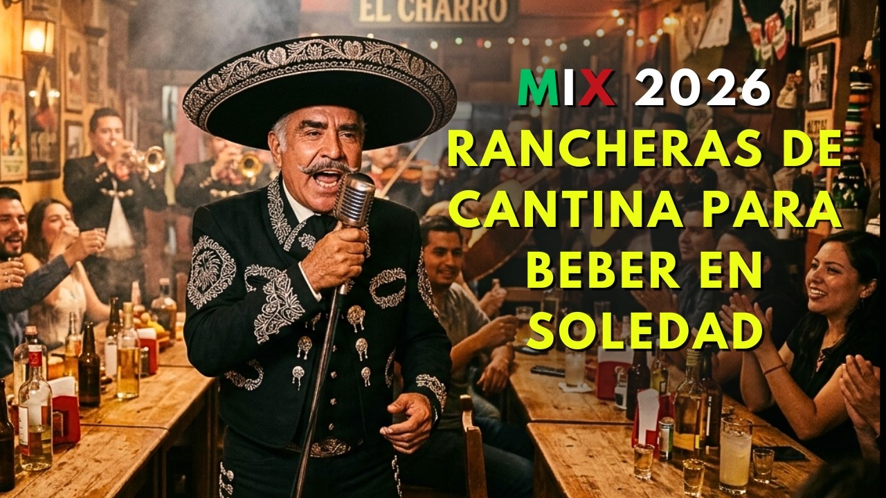 MIX 2026 ♫ RANCHERAS de Cantina Para BEBER En SOLEDAD ♫ Mexican Music