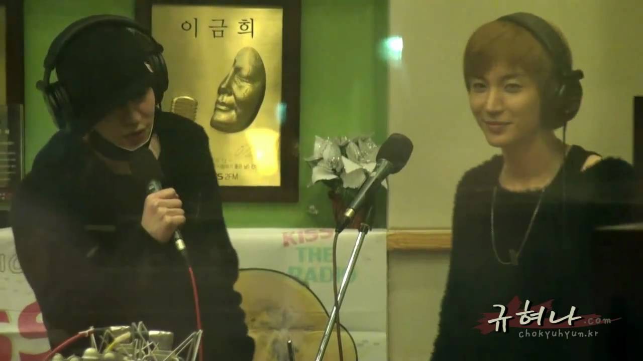 110207 SJ Kiss The Radio-좋을텐데_Kyuhyun