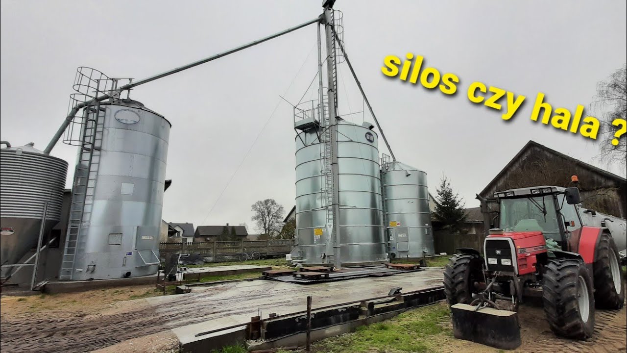 Silos czy hala ? Jak wygląda to w moim gospodarstwie? vlog#11 Bin