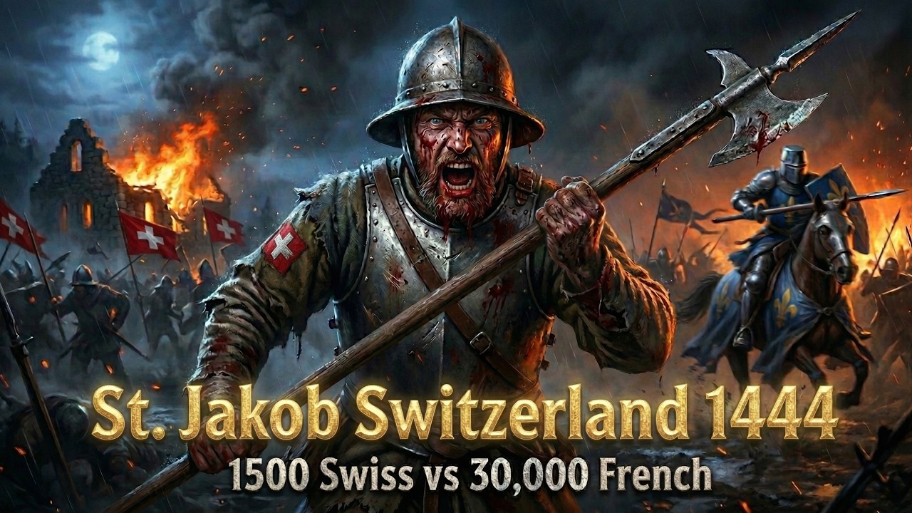 How 1,500 Swiss Pikemen Stopped 30,000 French Mercenaries | Battle of St. Jakob an der Birs (1444)