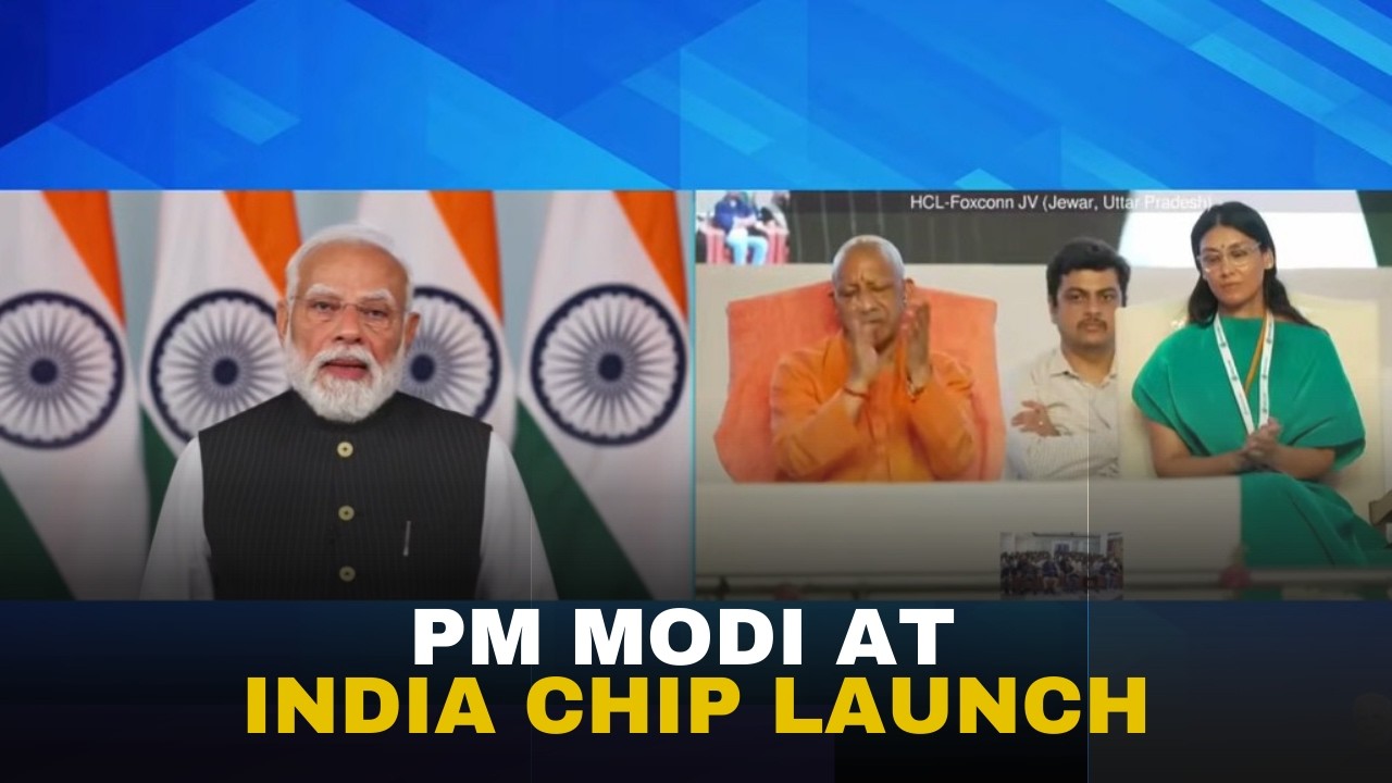 LIVE: PM Modi participates in groundbreaking ceremony of India Chip Limited via video conferencing