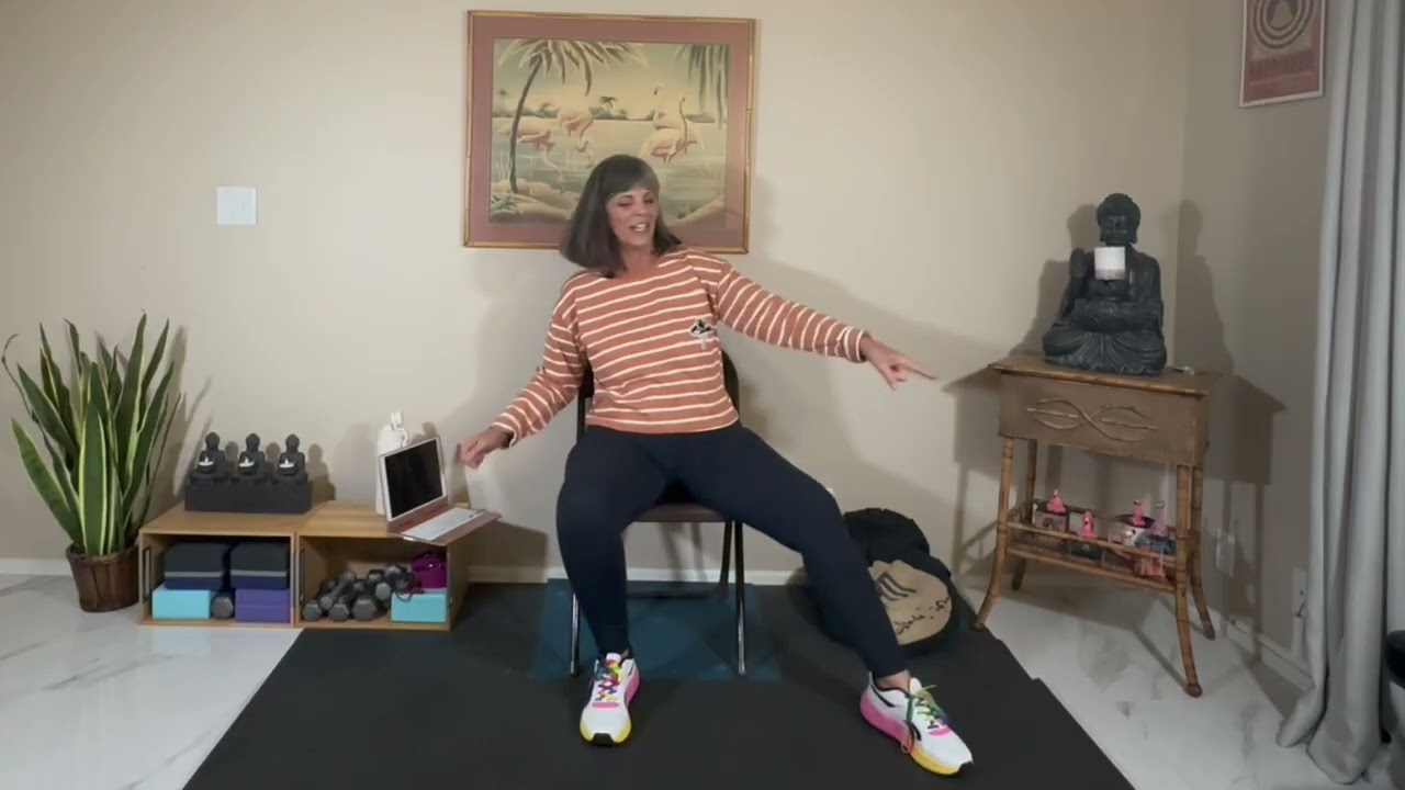 Chair Dance 💃 Senior Seated Exercise Dance🕺Blame it on the Bossa Nova💃Joanne’s Moving Matters!