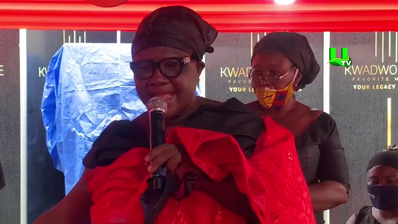 Kwadwo Wiafe's Mother Gives Emotional Tribute