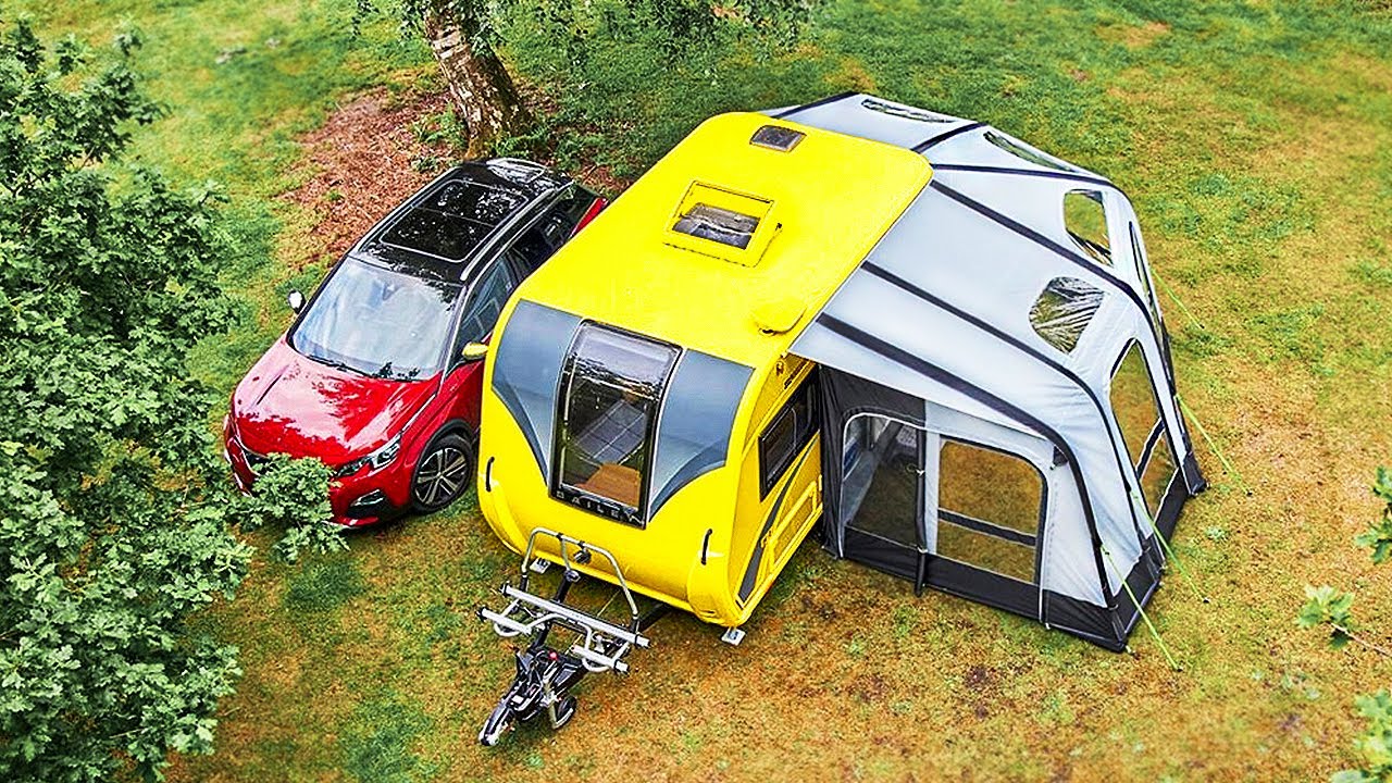 ERSTAUNLICHE CAMPING-ANHÄNGER EINES ANDEREN LEVELS