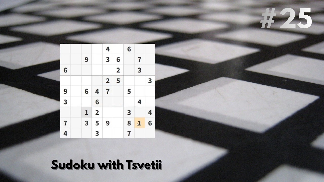 Sudoku with Tsvetii #25 | Relaxing Medium Puzzle