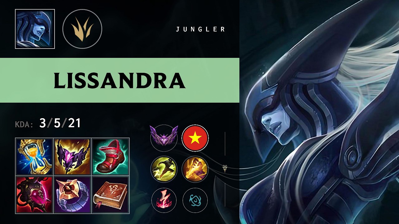 Lissandra Jungle vs Lee Sin - VN Master Patch 26.16
