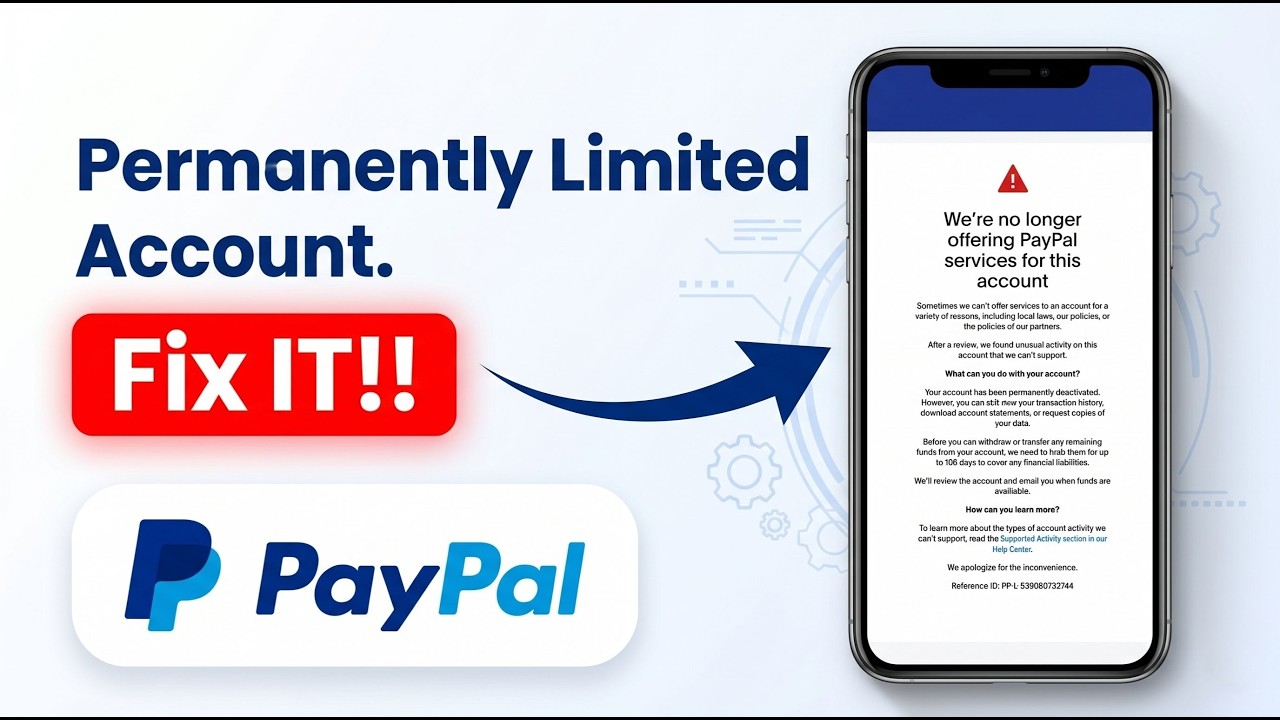 Как исправить навсегда заблокированный аккаунт PayPal &mdash; пошаговая инструкция (2026)