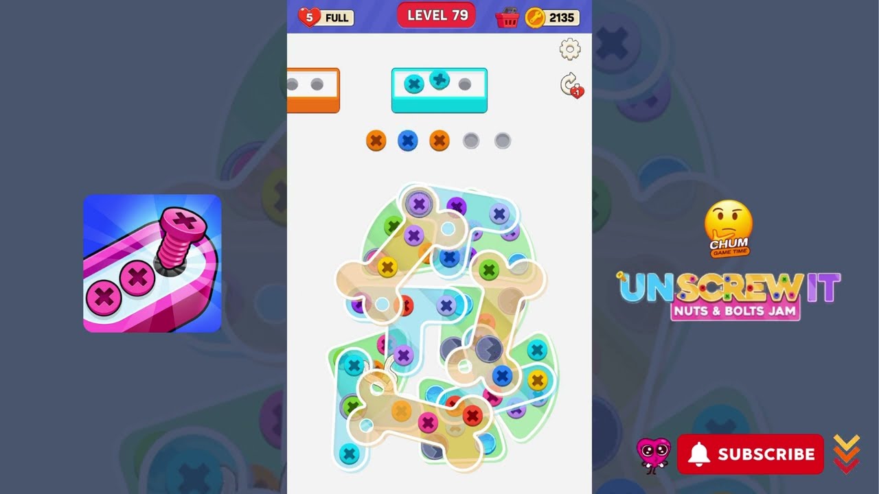 Screw Out: Jam Puzzle - Level 79 - Gameplay walkthrough