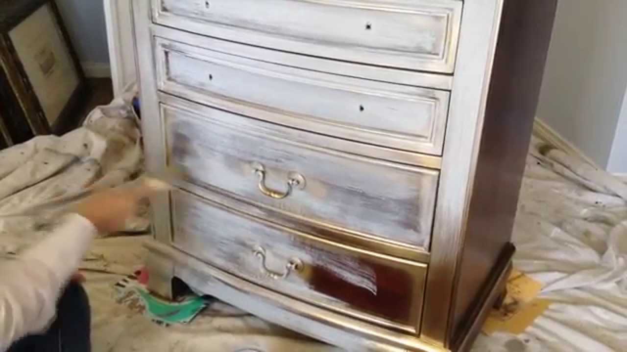 Quick Tip- Easy Gold distressing Hack