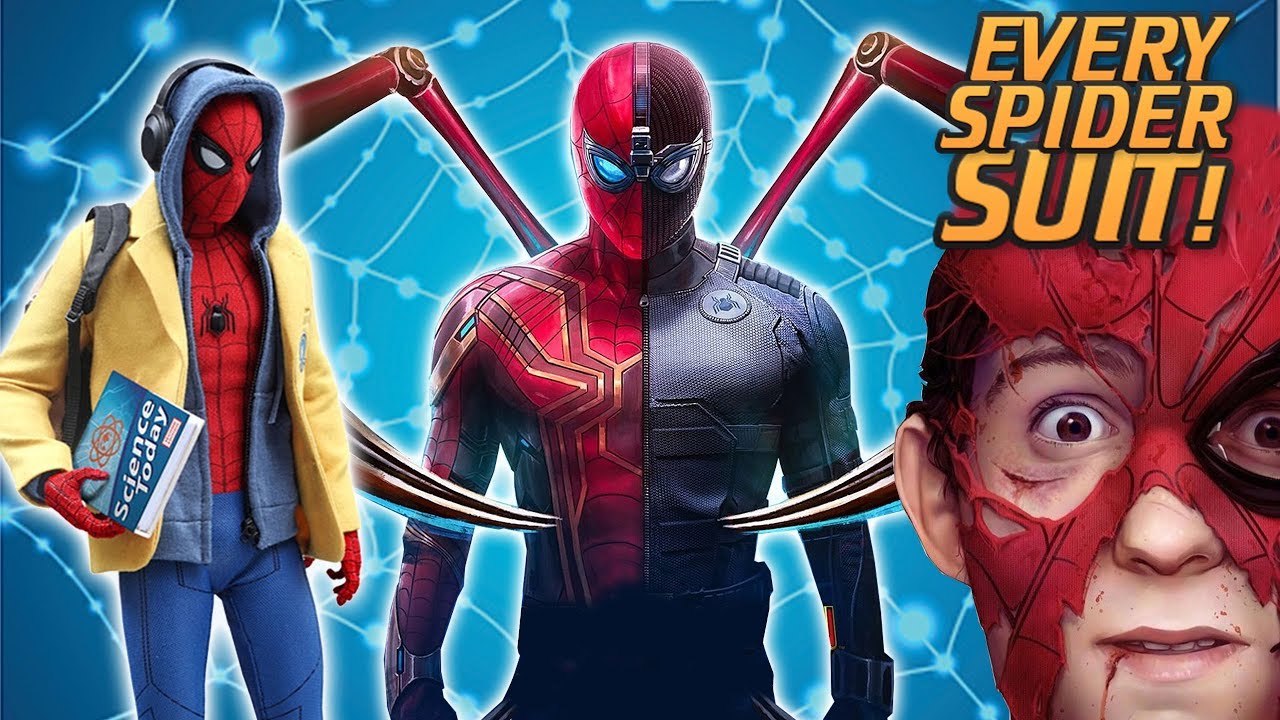 Every Spider-Man Suit in the MCU (Spider Suits Worn by Tom Holland's Peter Parker)
