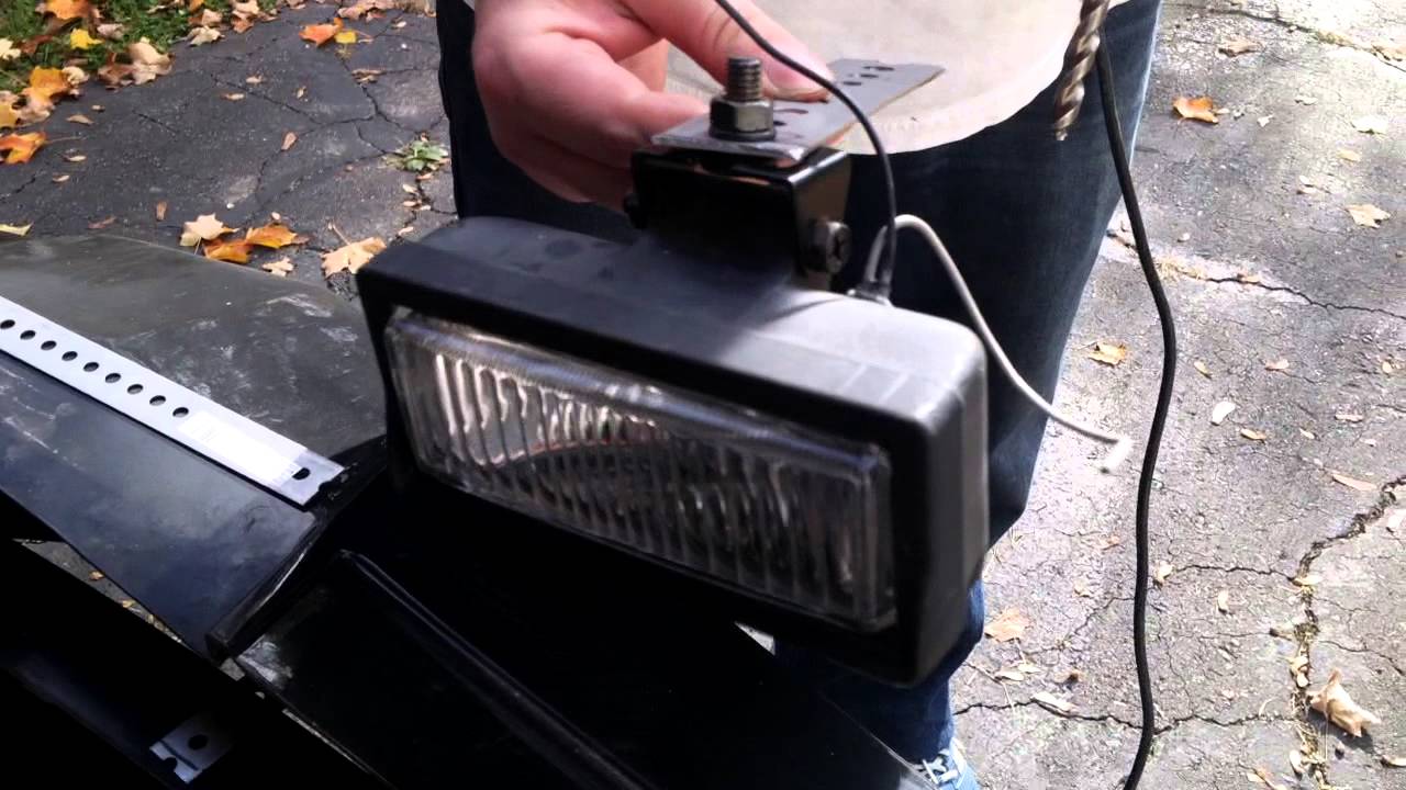 Installing KITT's Knight Rider fog lights PT2 -- Drilling through metal the easy way