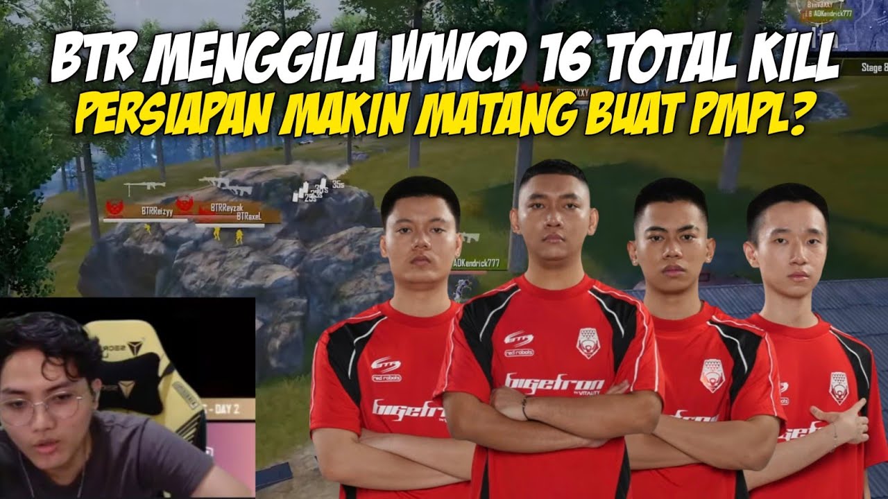 REAKSI RYZEN BTR WWCD 16 KILL! AXEL DAN VEXXY MODE NYAYUR