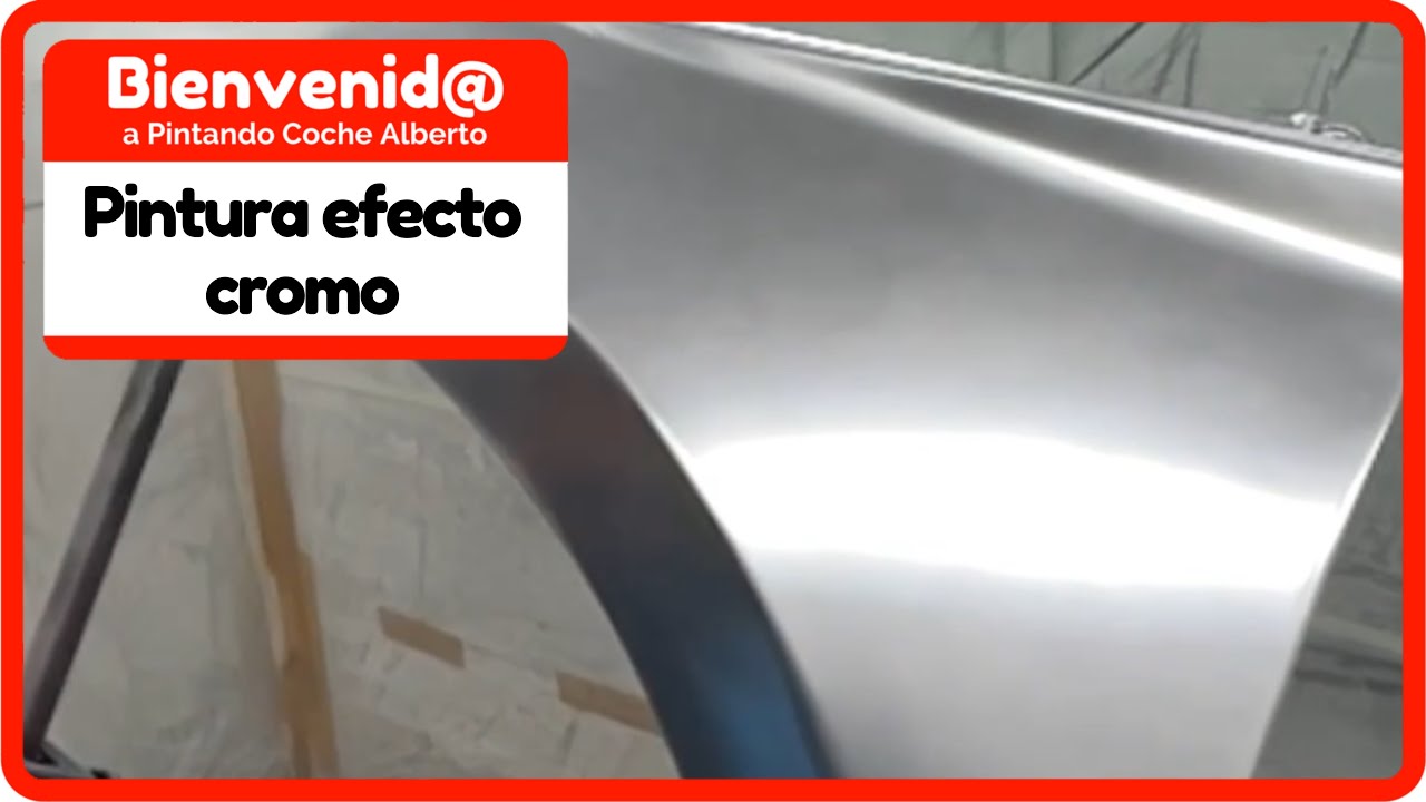 Como aplicar pintura efecto cromo