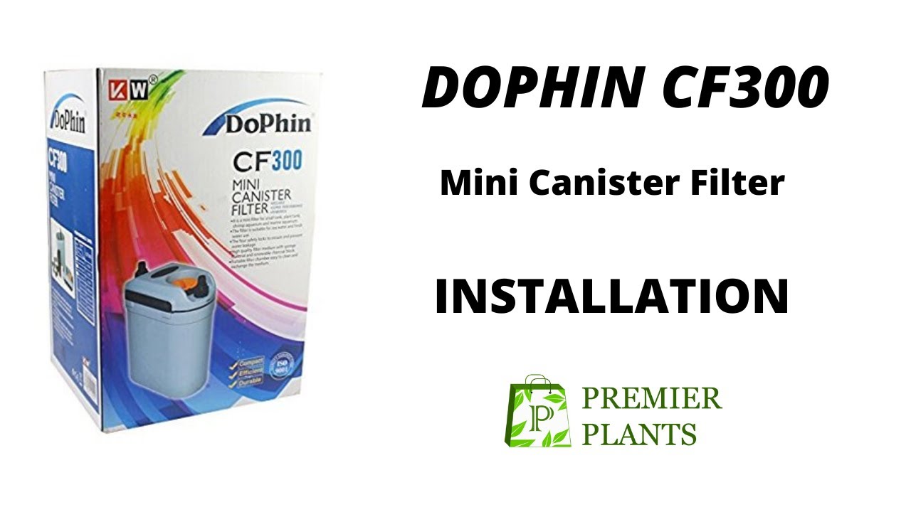 Dophin CF300 Mini Canister filter Unboxing and Installation with Subtitle
