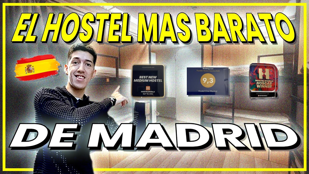 EL HOSTEL MÁS BARATO DE MADRID 🇪🇸