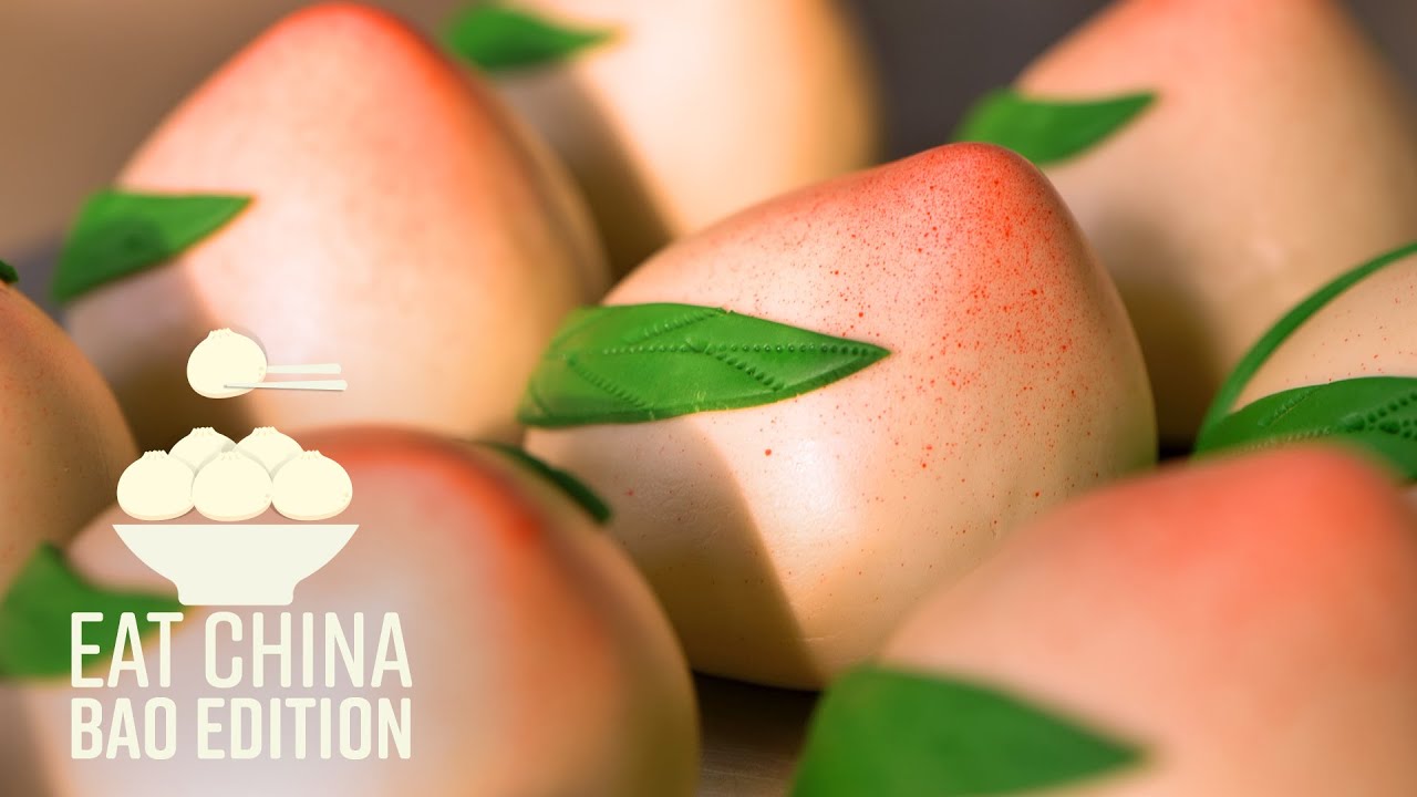 These Cute Peach Buns Are the Birthday Cakes of China - Eat China (S3E10)