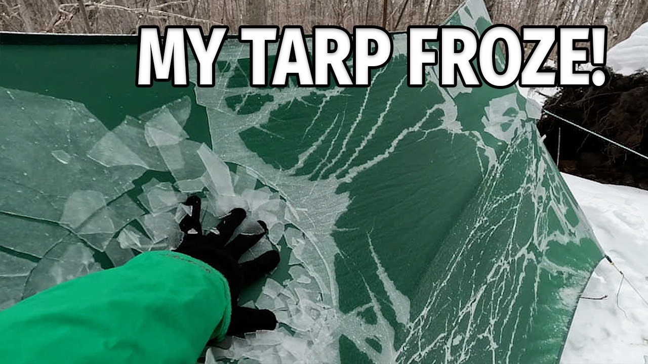 Ice Storm Hammock Camping in the White Mountains