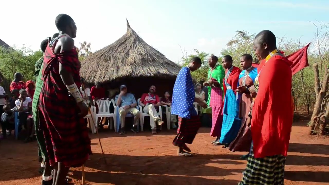 Maasai warrior dance event at MCC