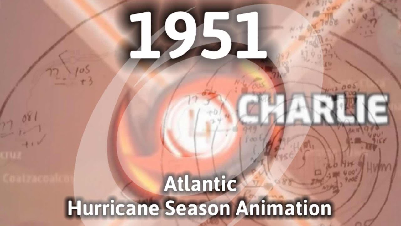 1951 Atlantic Hurricane Season Animation v.3