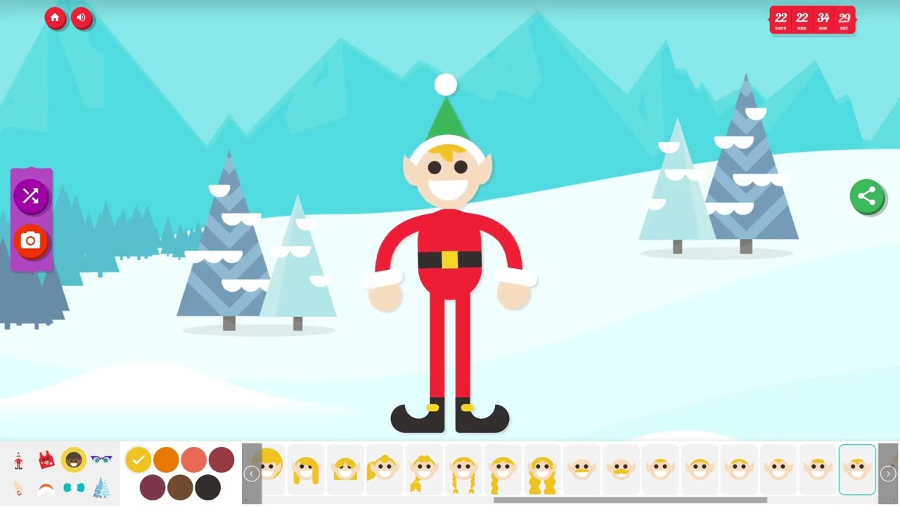 Google Santa Tracker 2022: Day #1