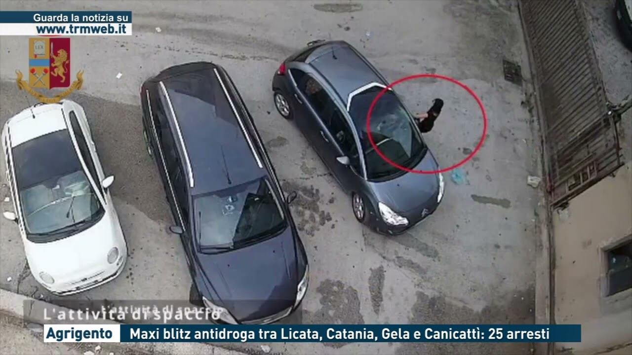 Agrigento, maxi blitz antidroga tra Licata, Catania, Gela e Canicattì: 25 arresti