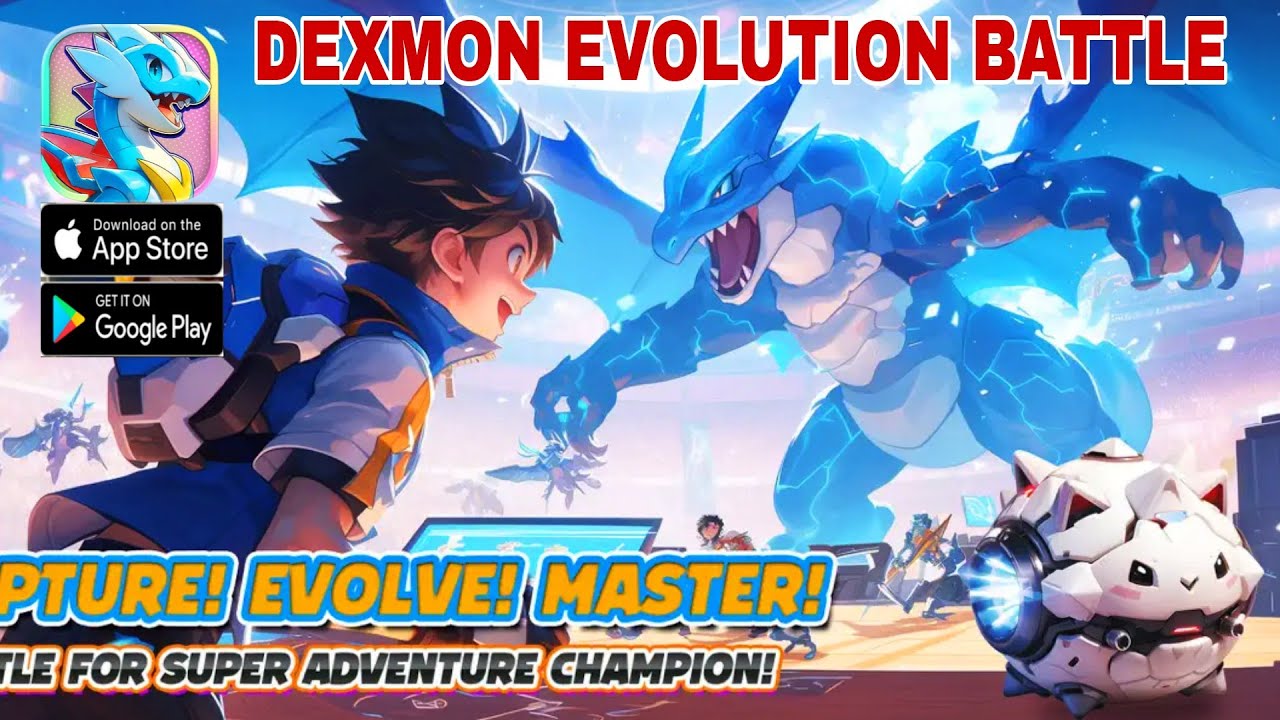 Dexmon Evolution Battle Gameplay - Pokemon RPG Game iOS Android