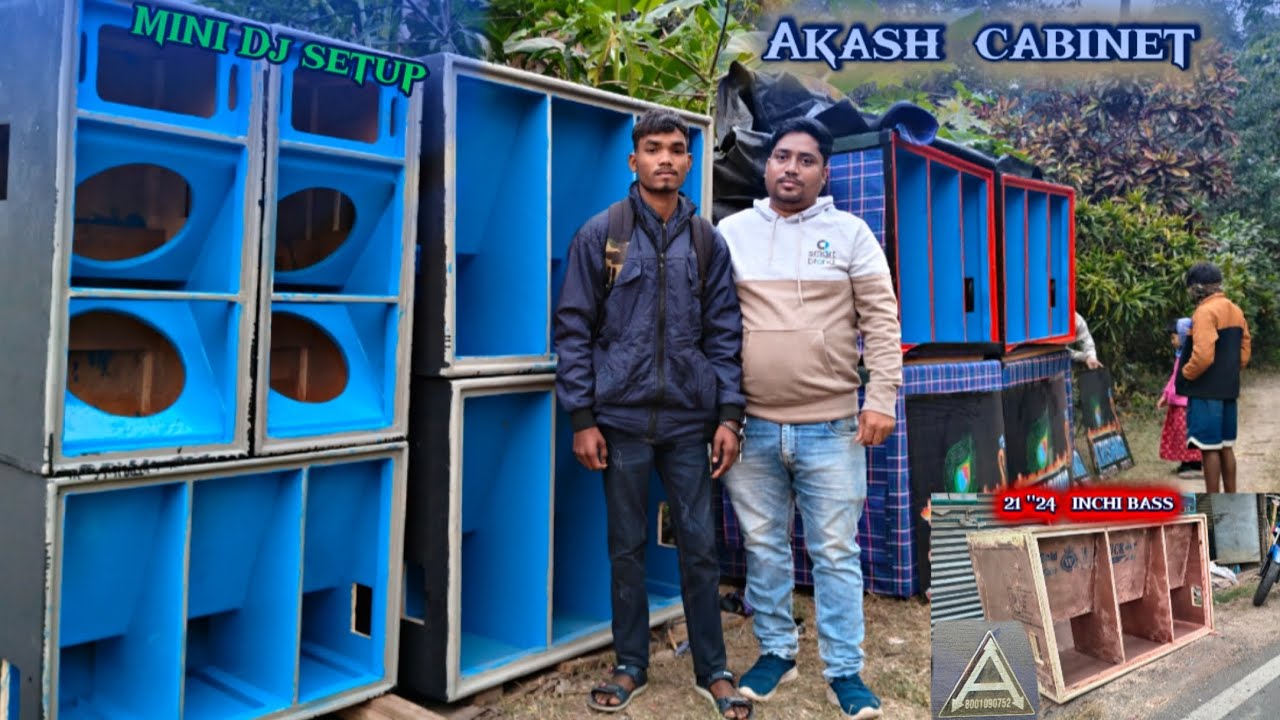 Akash cabinet👈// 21..24 INCHI BASS😱 ,,, MiNI dj setup🔉// কাকদ্বীপ আকাশ কেবিনেট দক্ষিণ 24 পরগনা 👈#dj 