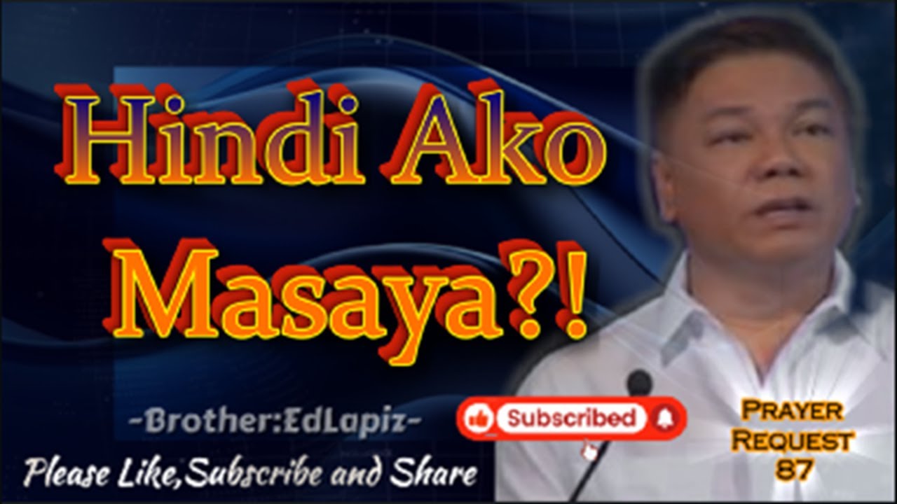 HINDI AKO MASAYA! PAANO PAG HINDI KA MASAYA?