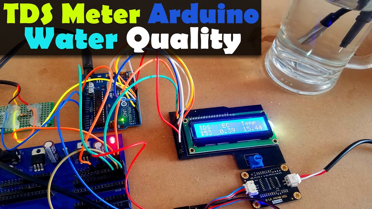 TDS Sensor Arduino, TDS in Water PPM Value, Total Dissolved Solids, Water  Quality Monitoring