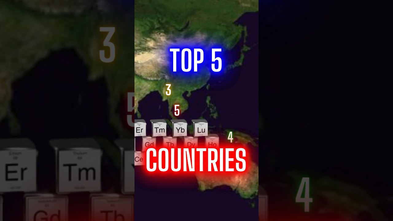Top 5 RARE EARTH Producing Countries In The World