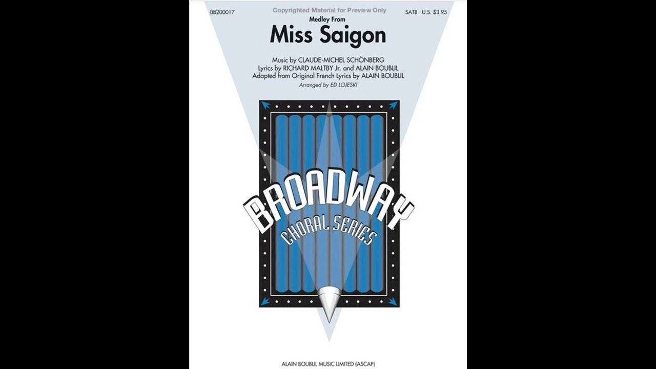 Miss Saigon SATB, Arr: Lojeski, Soprano practice