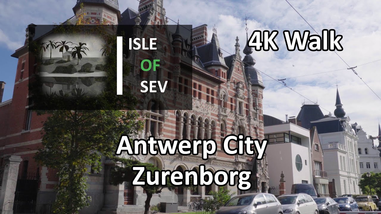 5. Antwerp City - Berchem Station & Zurenborg [4K]