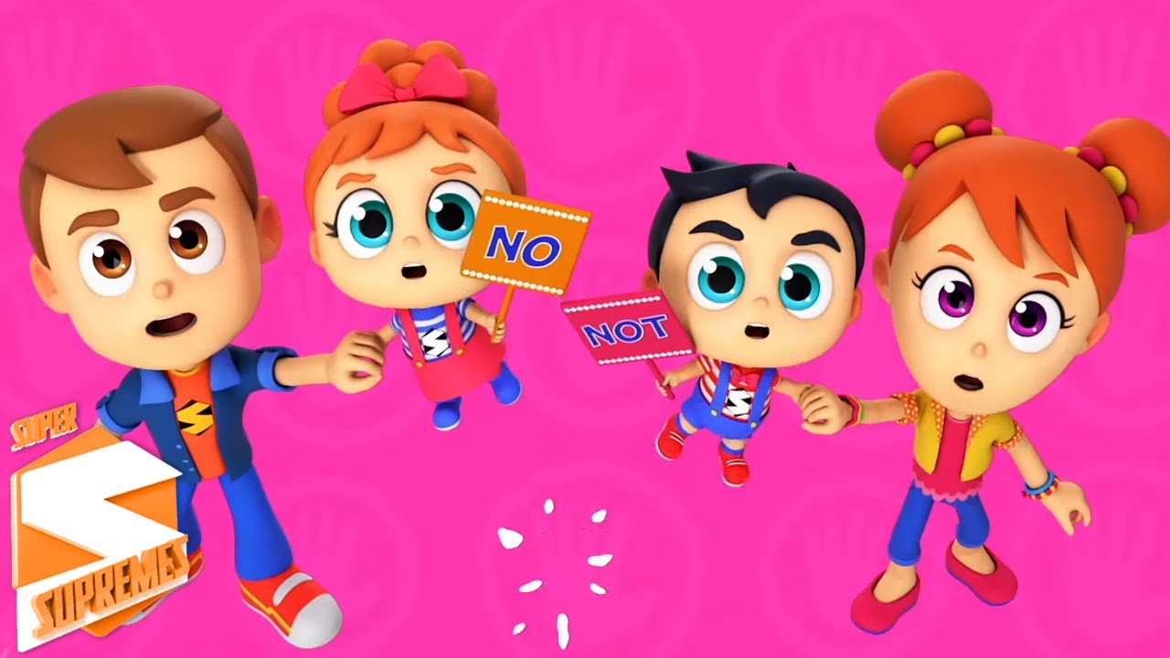 Eu não quero | Musica infantil portuguesa | Educação | Super Supremes | Desenhos animado