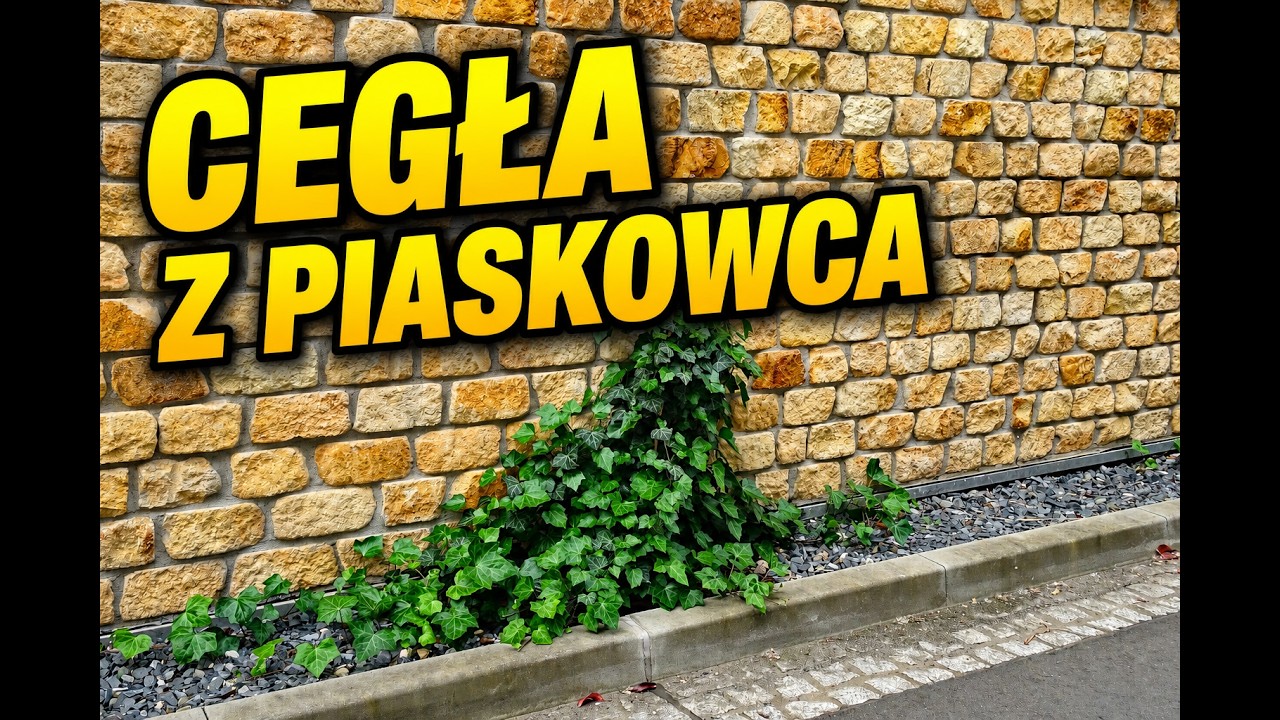 Cegła z kamienia piaskowca na murki ozdobne kamień ogrodowy