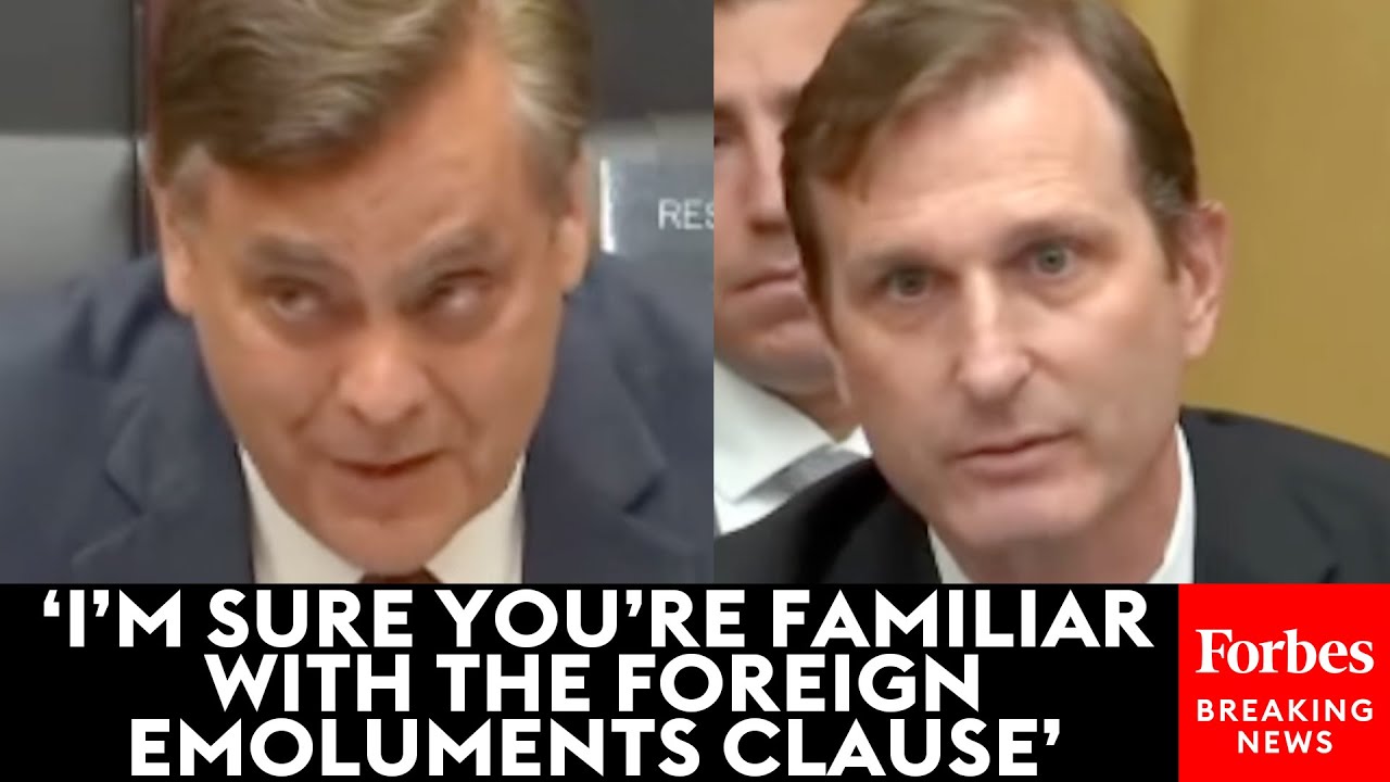 Dan Goldman Grills Jonathan Turley About Legality Of Trump's Dealings With Foreign Governments
