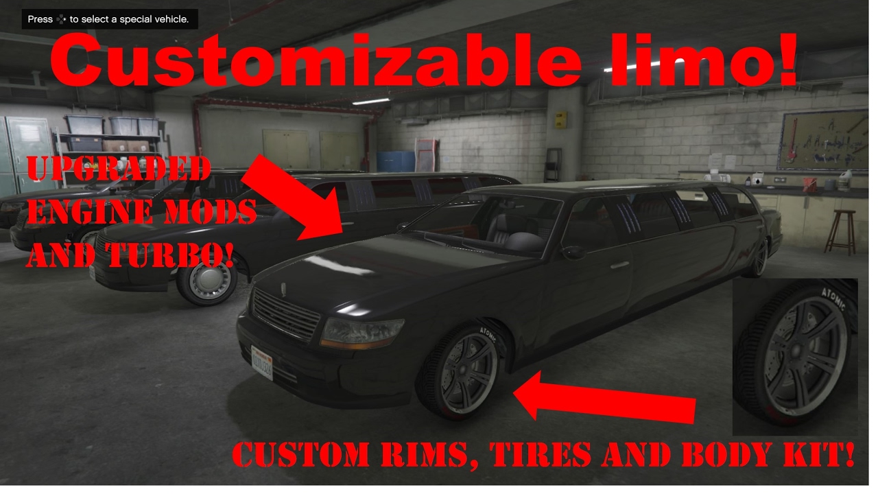 Gta 5 - How to upgrade & customize a limo (WITHOUT MODS)