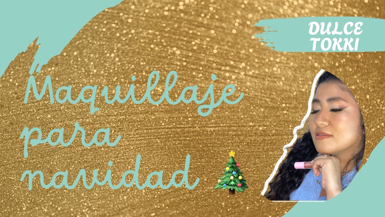 FACIL/ RAPIDO/ MAQUILLAJE PARA NAVIDAD 🎄 