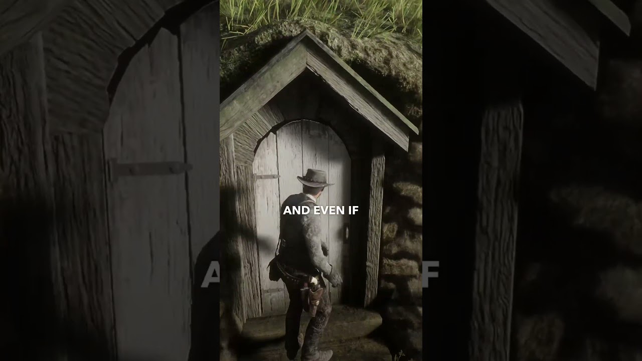 Так вот кто живёт в этом странном доме... Red Dead Redemption 2 #шорты #rdr2 #reddeadredemption