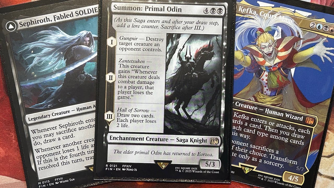 Coffee and Talkie! Checking out Marchesa Dealer of Death and FF MTG in this sweet Grixis EDH Deck!