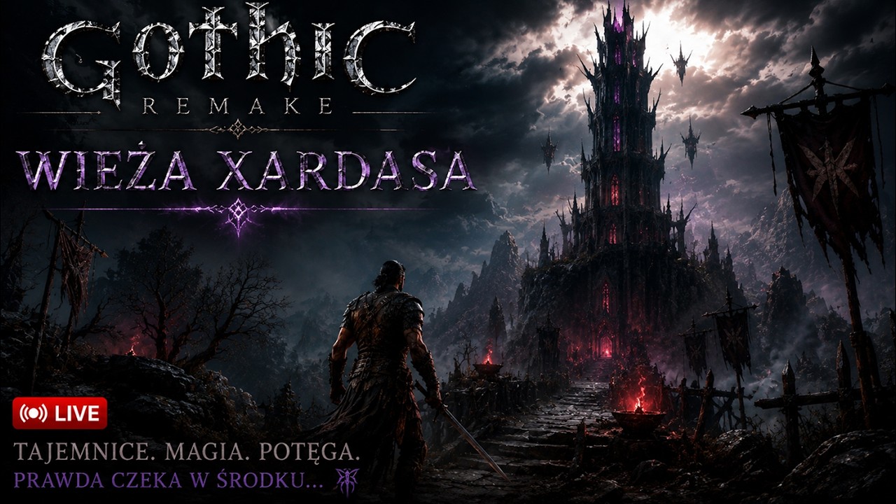 🏰 Gothic Remake Live | Najbardziej tajemnicze miejsce w Kolonii &ndash; Xardas