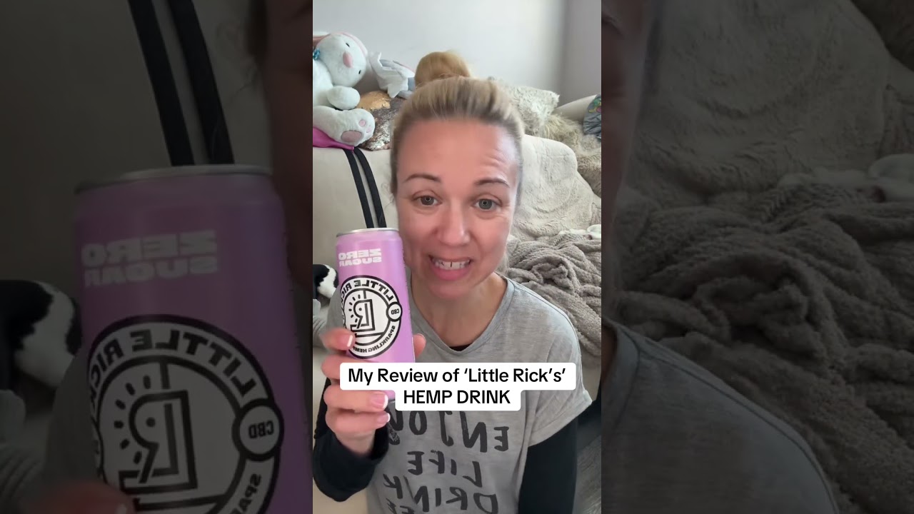 Little Ricks CBD - Drink Review #review #mentalhealth #fyp #cbd @littlerickdrinks