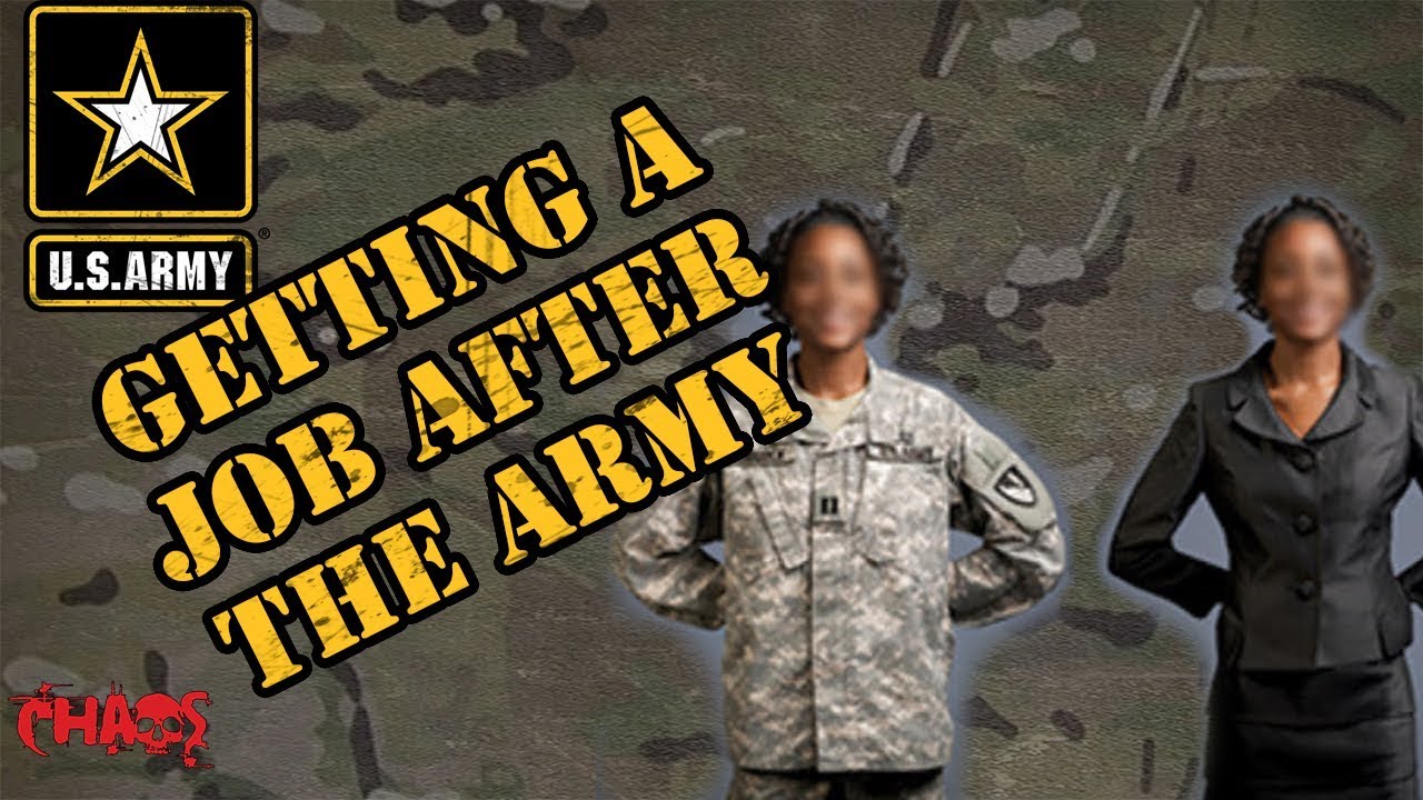 Tips for finding a job after the Army