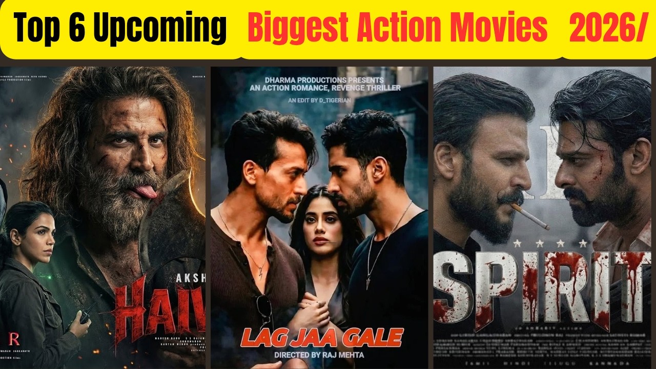 Top 6 Most Anticipated Indian Action Movies 2026/27 | Movies That Could Beat dhurandar 🔥| Spirit